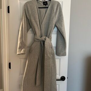Express Gray Trench Coat